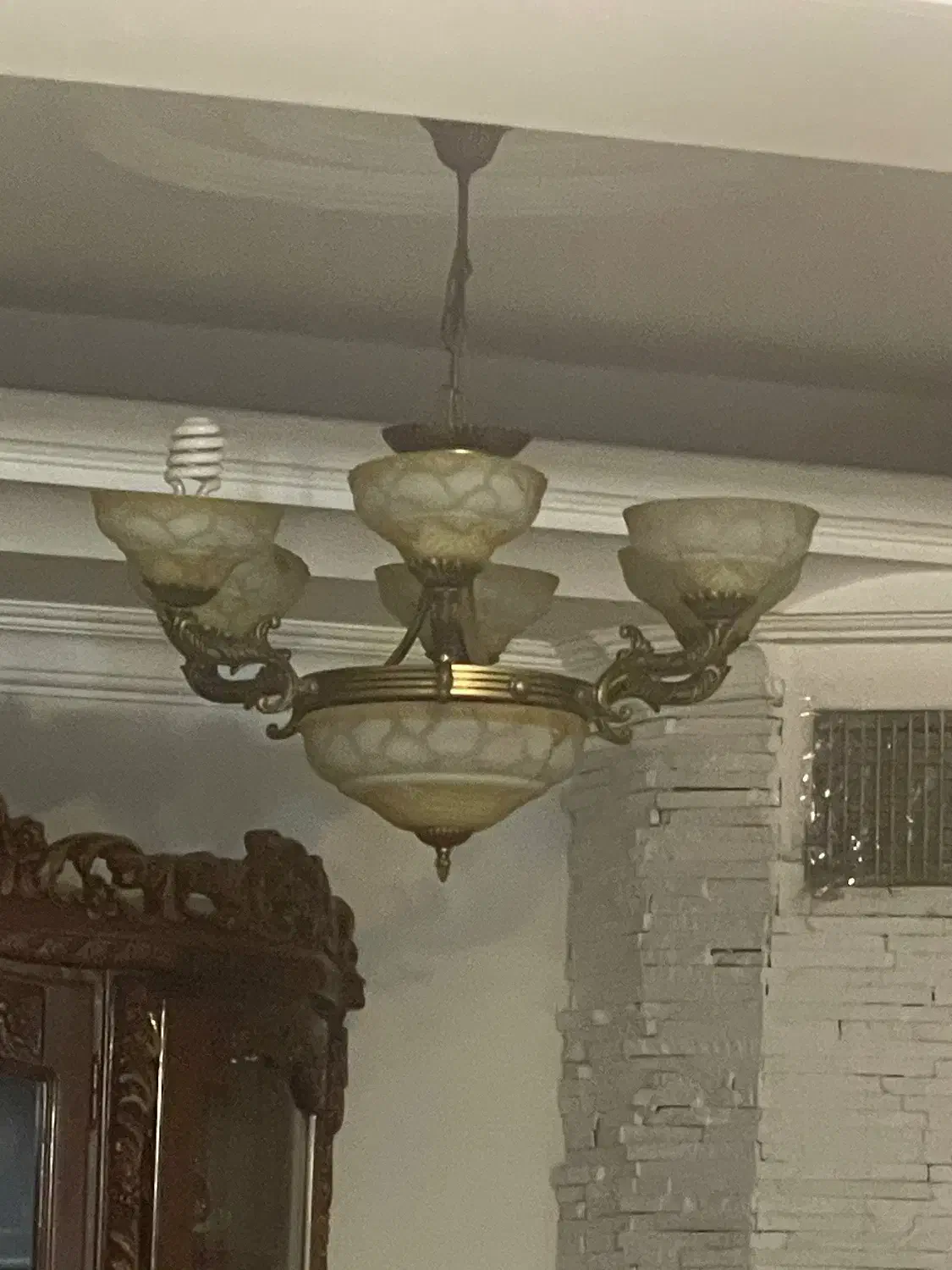 لوستر|لوستر و چراغ آویز|شهریار, شهریار|دیوار