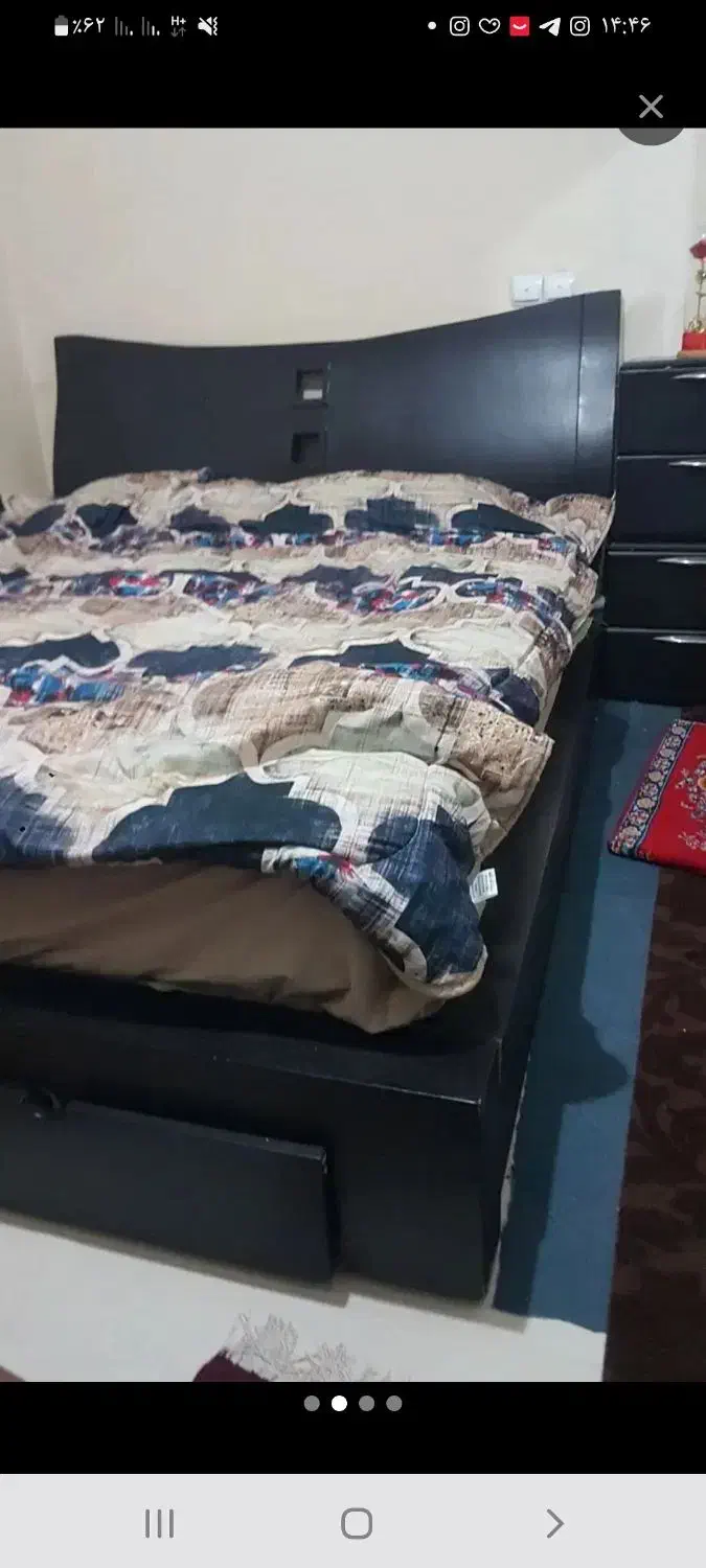 تخت دو نفره|تخت و سرویس خواب|ایلام, |دیوار