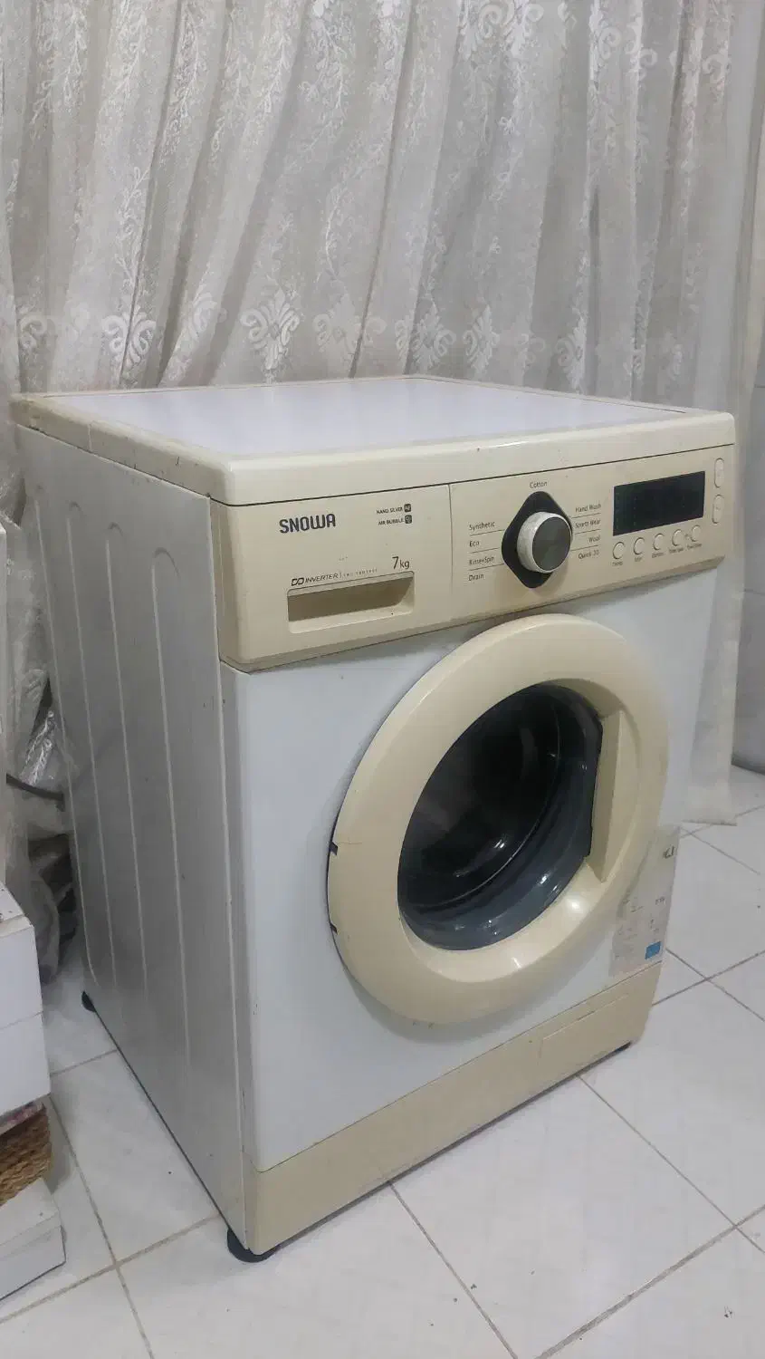 لباسشویی ۷ کیلویی اسنوا|ماشین لباسشویی و خشک‌کن لباس|گرگان, |دیوار