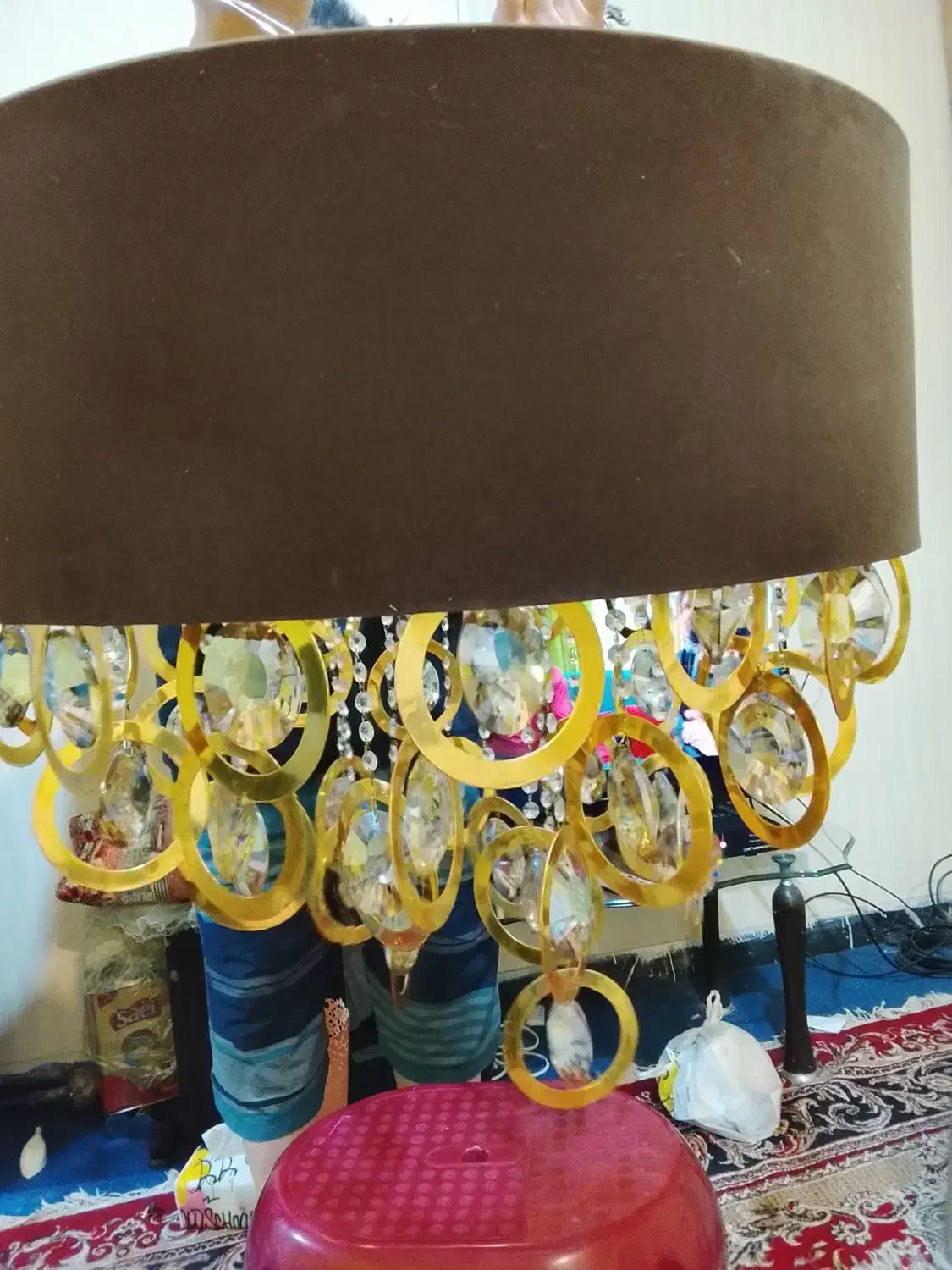 لوسترخورشیدی|لوستر و چراغ آویز|اهواز, زندوکیلی|دیوار