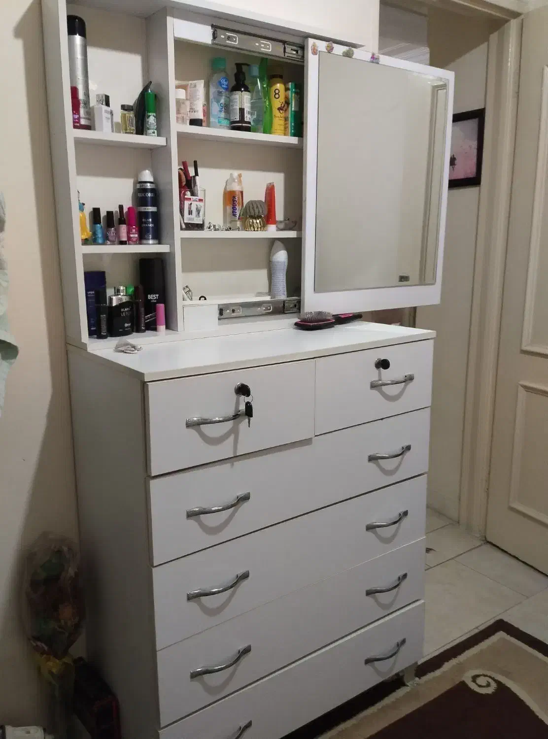 دراور آینه دار|جاکفشی، کمد، دراور|تهران, جیحون|دیوار