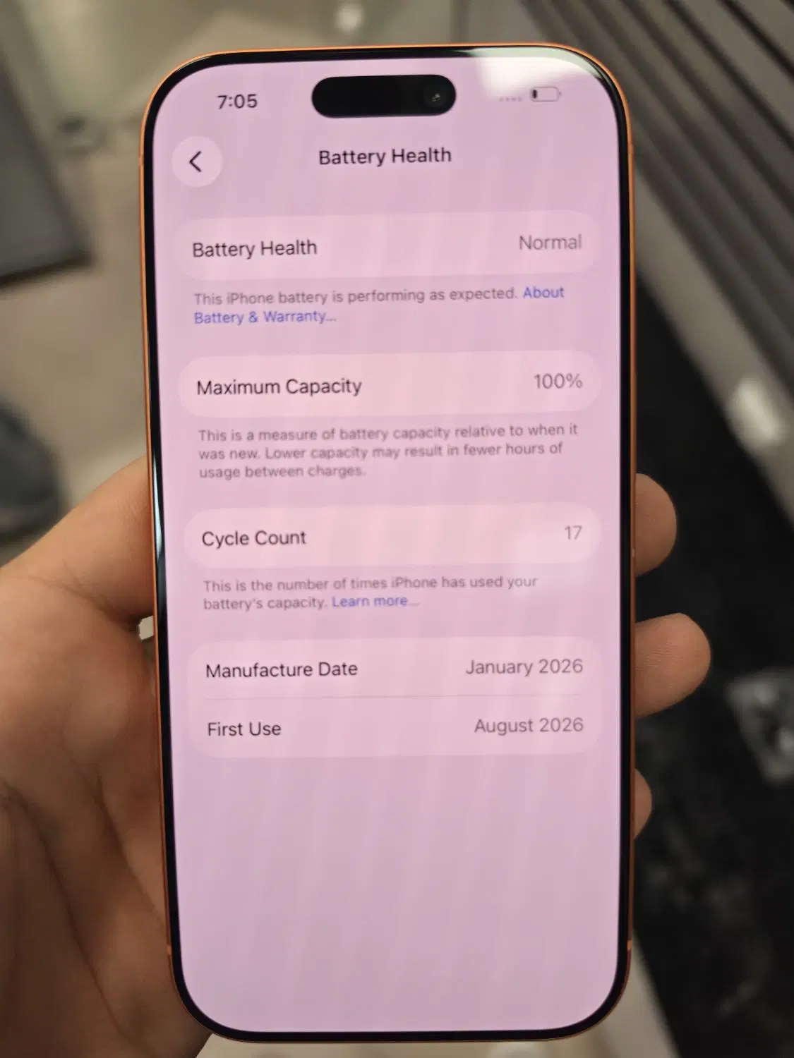 Iphone 17pro 256GB Za/a|موبایل|مهاباد (آذربایجان غربی), |دیوار