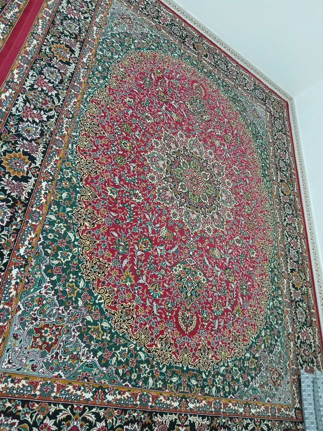 دو تخته فرش ریز ماهی زیبا و تمیز|فرش|خرم‌آباد, |دیوار