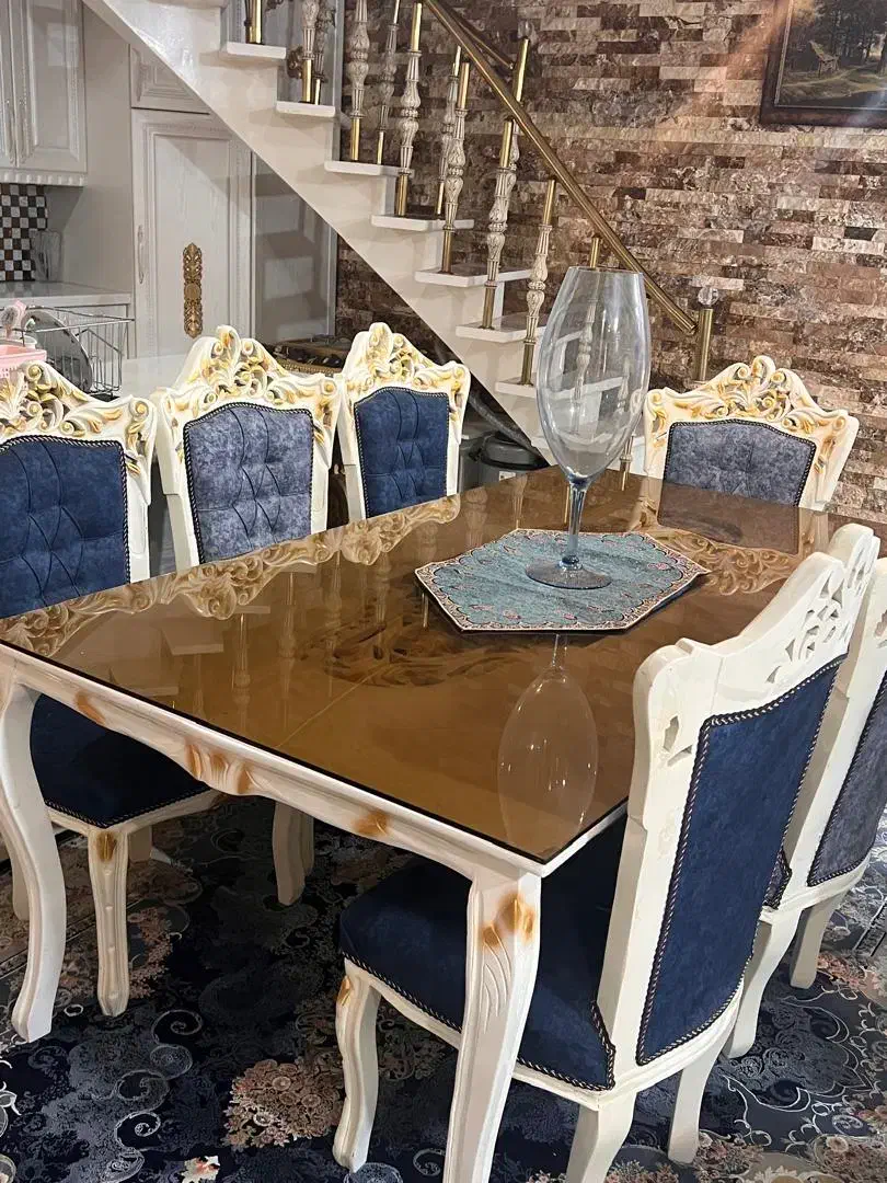 فروش مبلمان سلطنتی و میز غذا خوری فقط 40میلیون|مبلمان خانگی و میز عسلی|آبادان, |دیوار