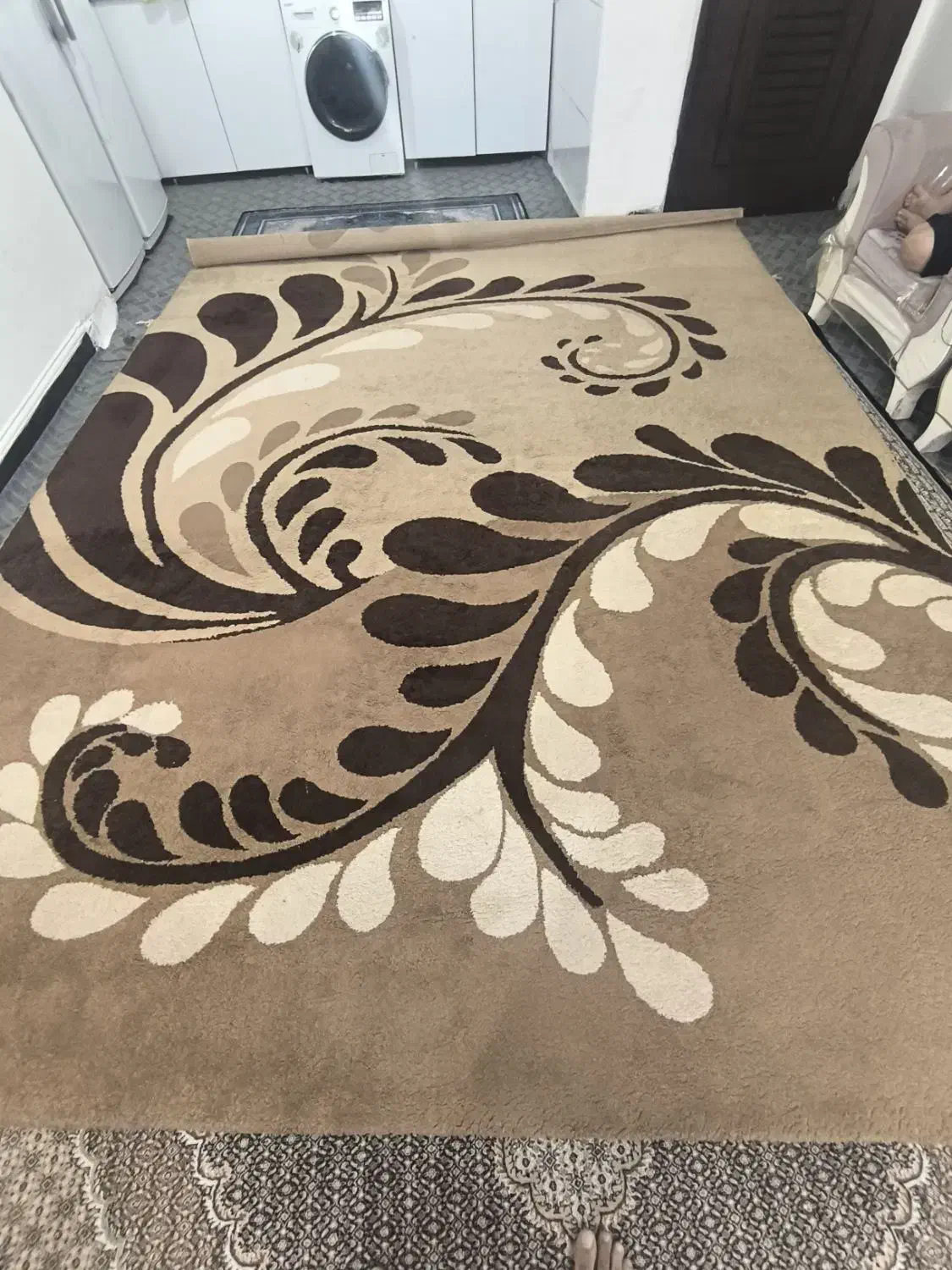 فروش گلیم فرش بسیار تمیز ۱۲ متری|فرش|شوش, |دیوار