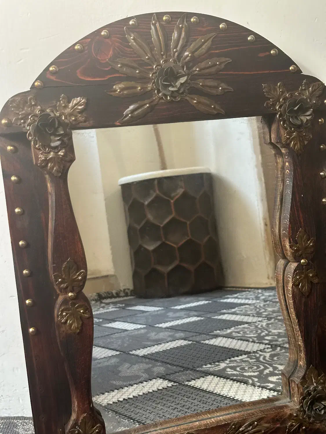 ایینه قدیمی کار دست|صنایع دستی و سایر لوازم تزئینی|تهران, امین حضور|دیوار