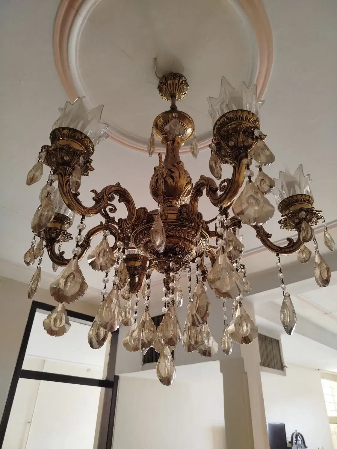 لوستر شاخه s|لوستر و چراغ آویز|خاوران, |دیوار