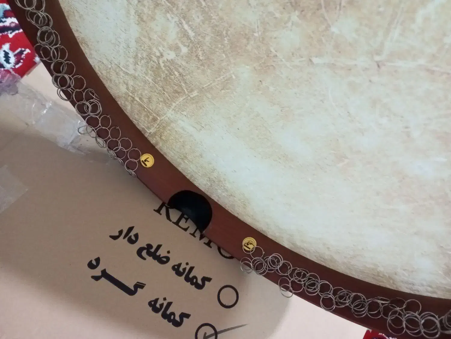 دف سما اصل دومهره|سازهای سنتی|قوچان, |دیوار