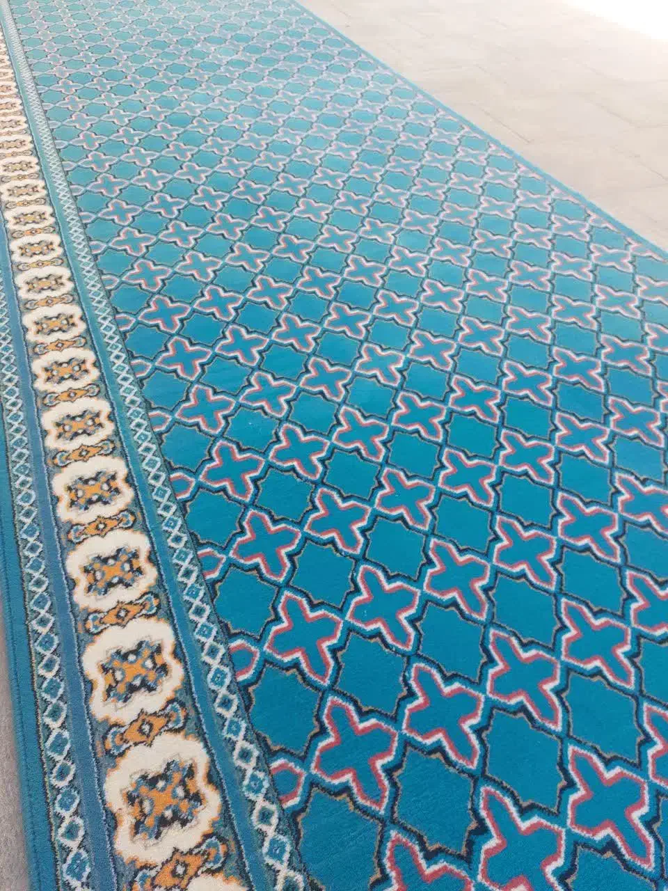 سجاده فرش فیروزه ای|فرش|یزد, |دیوار