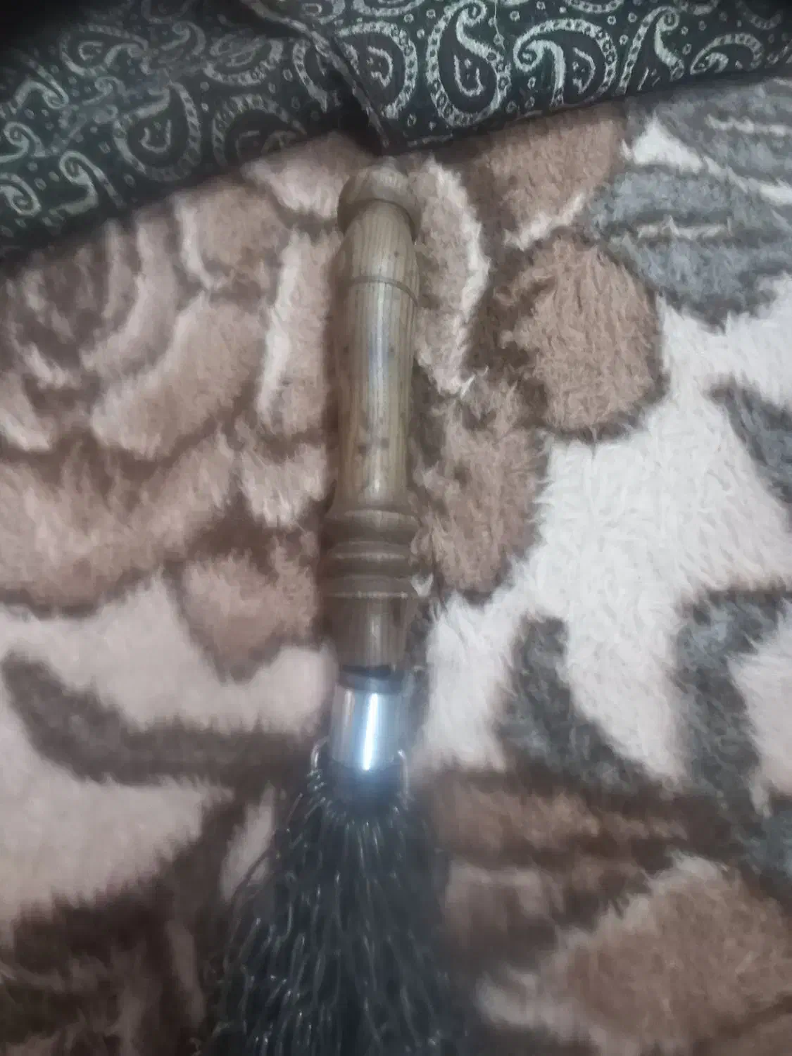 زنجیر عزاداری قدیمی سنگین|کلکسیون اشیاء عتیقه|قم, شاه سید علی|دیوار