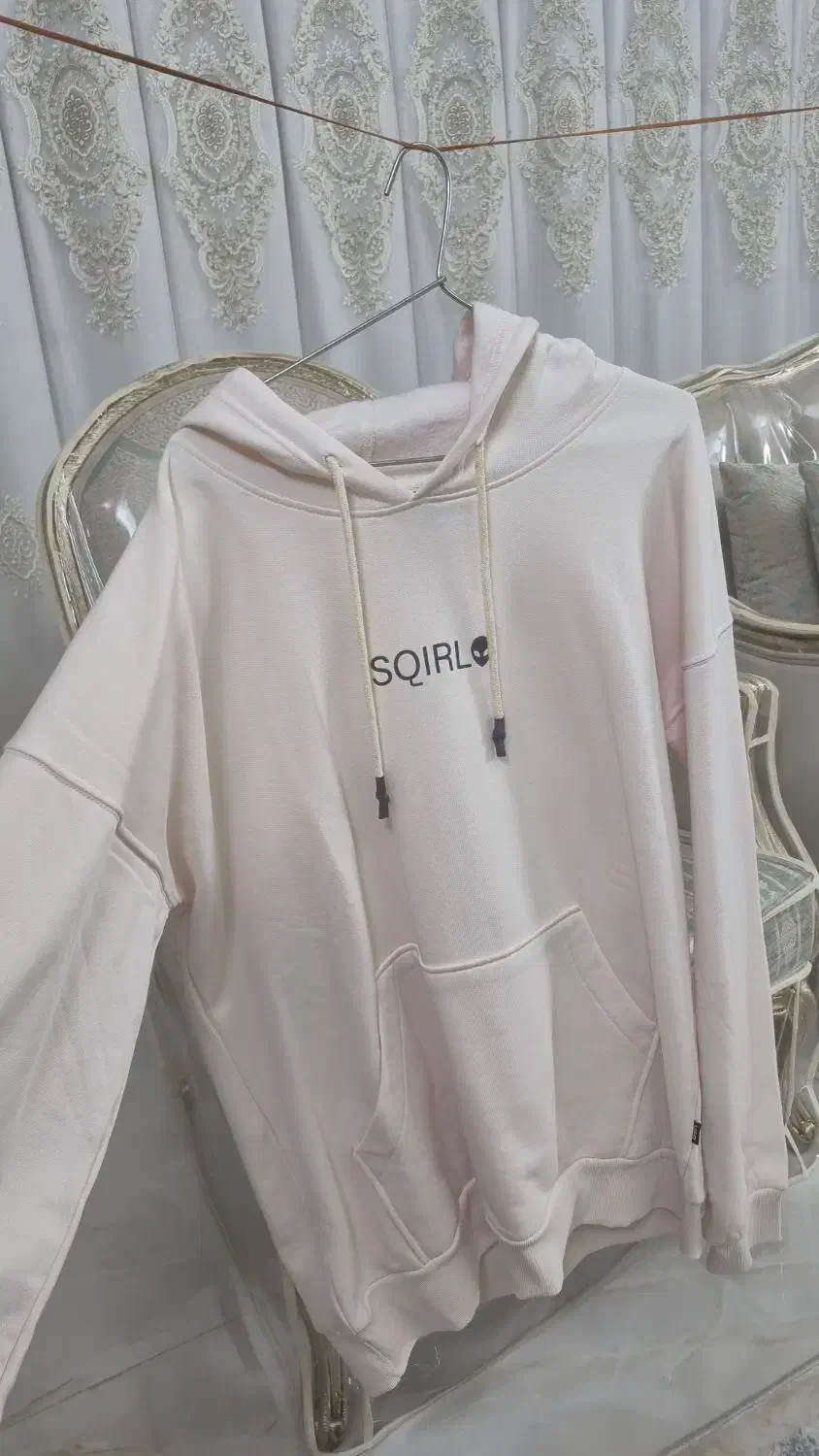 هودی سفید کرمی گرم بالا قیمت واقعا پایین|لباس|قم, بنیاد|دیوار