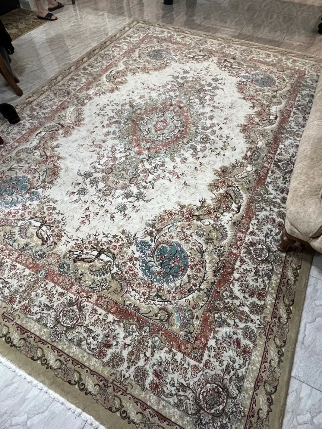 فرش ۹ متری ماشینی در حد نو|فرش|کیاشهر, |دیوار