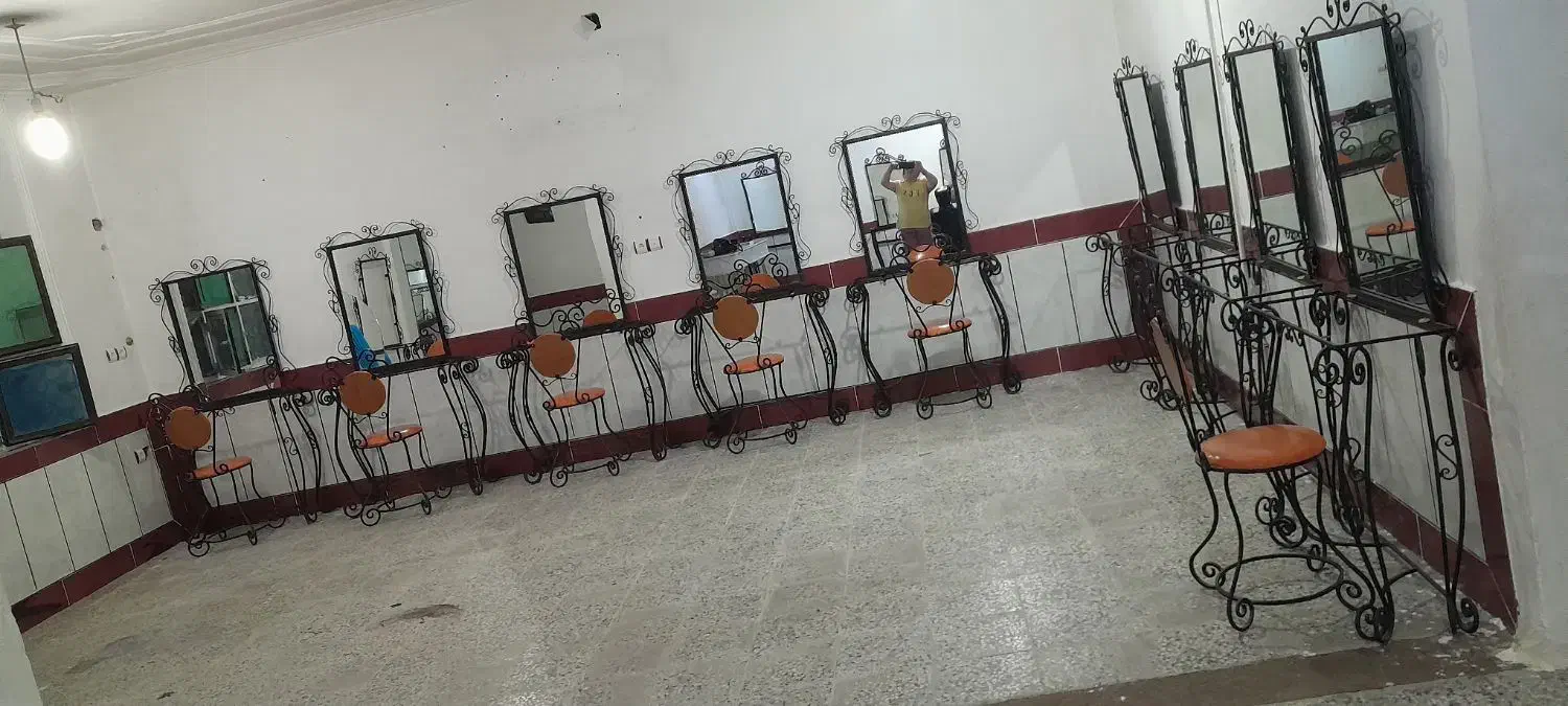 تعدادی اینه و کنسول فرفورژه برا فروش|بوفه، ویترین، کنسول|اندیمشک, |دیوار