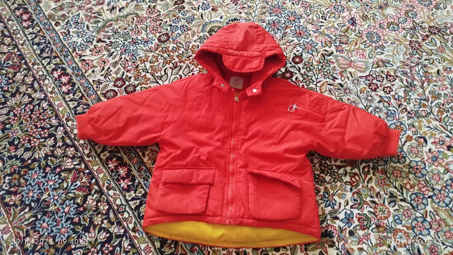 کاپشن فوق‌العاده نو ، مدت خیلی کوتاه پوشیده شده|کفش و لباس بچه|رفسنجان, |دیوار