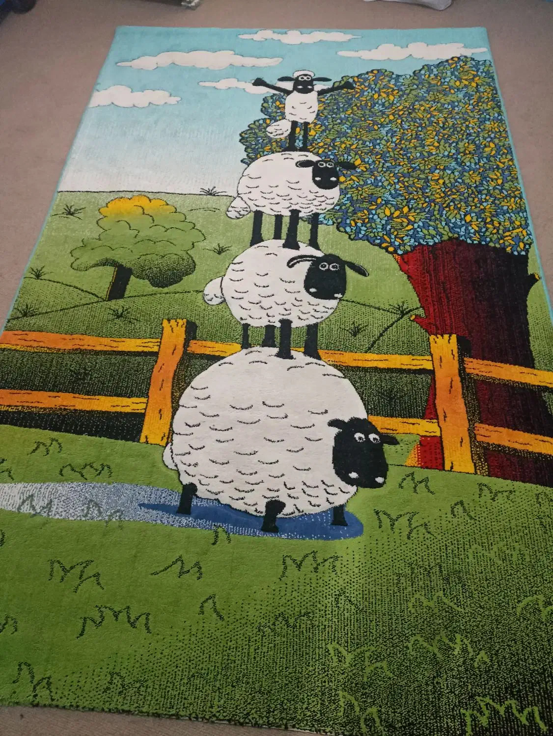 گلیم فرش اتاق کودک|گلیم، جاجیم، گبه|زابل, |دیوار