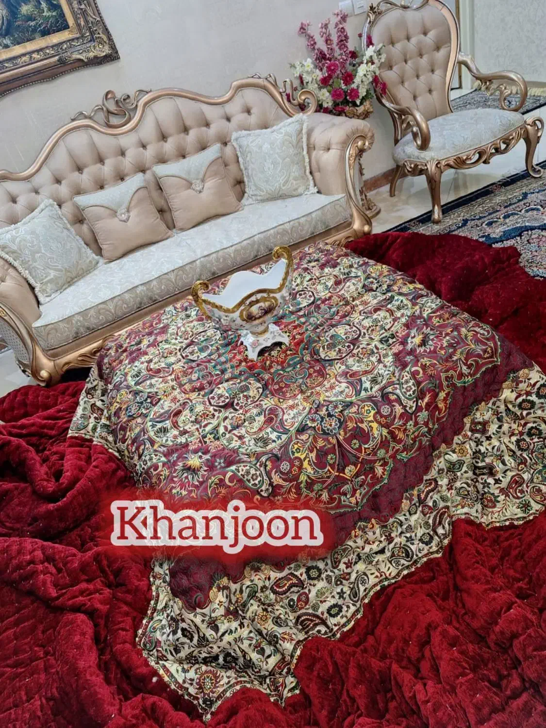 لحاف کرسی پشمی|رختخواب، بالش، پتو|محمدشهر, محمدشهر|دیوار