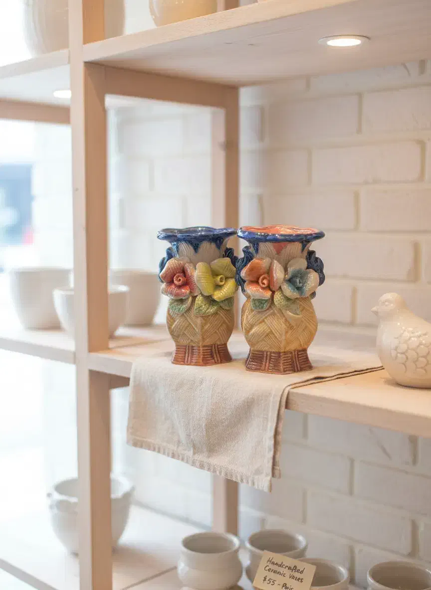 ۶ گلدان کوچک خارجی|گل مصنوعی|صدرا-فارس, فاز ۱|دیوار