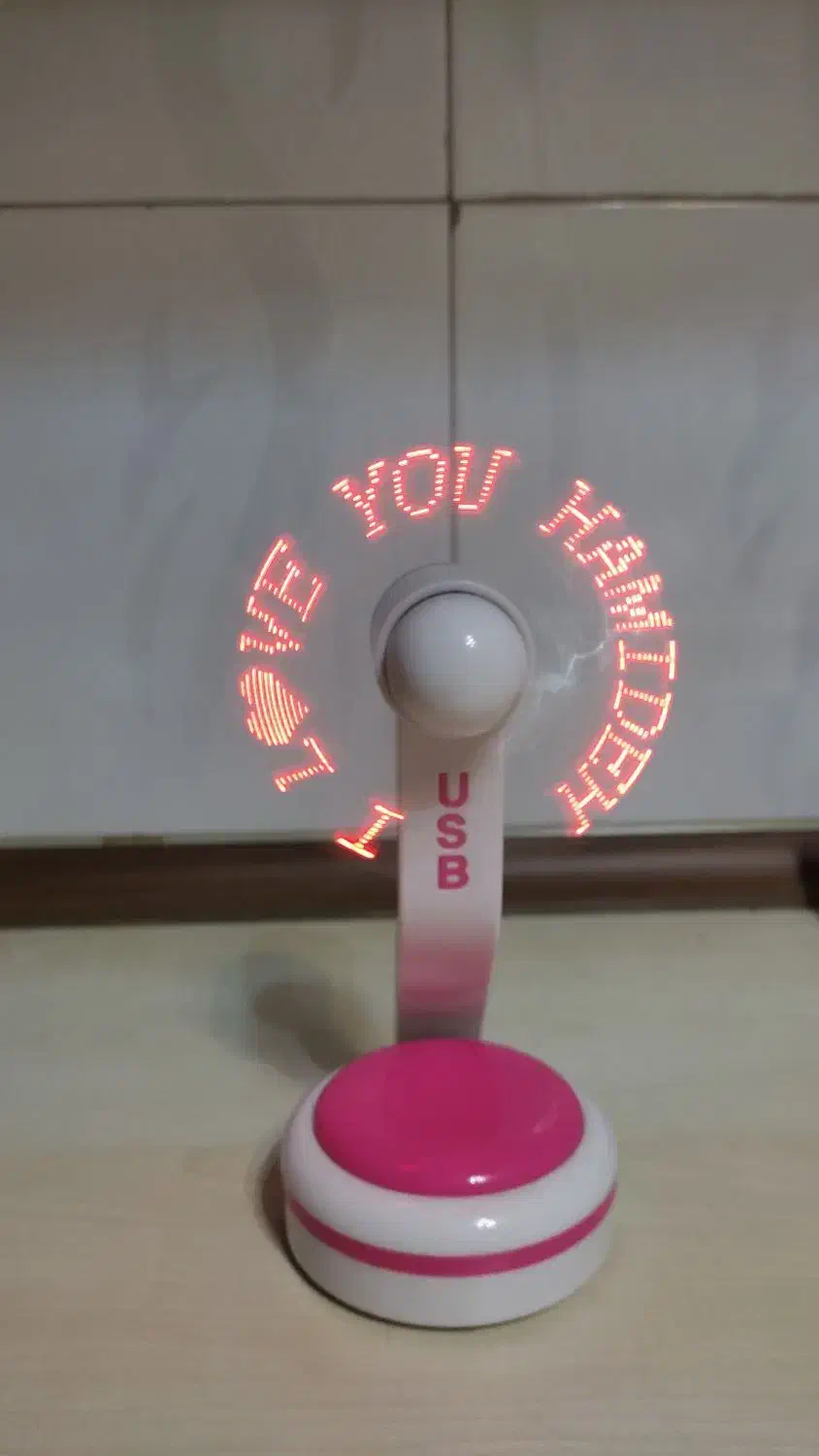 مینی پنکه ال ای دی نوشتاری متغیر|پنکه و تصفیه‌کنندهٔ هوا|تبریز, |دیوار