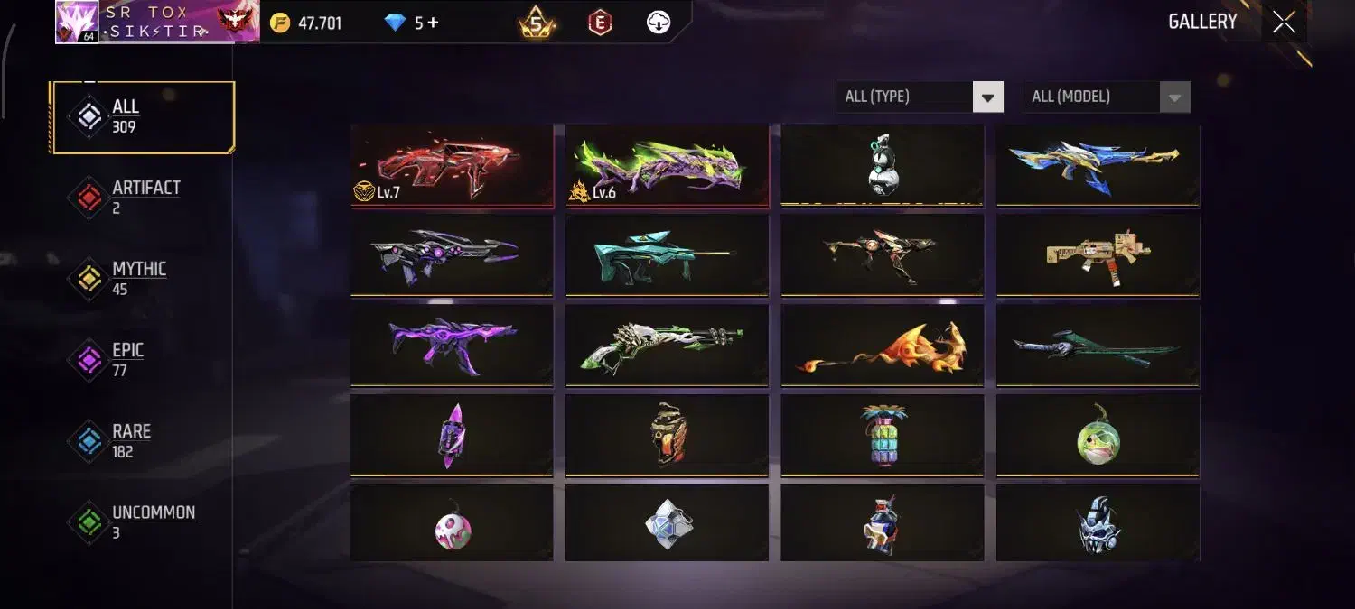 فروش اکانت فول  فری فایر (واسطه فقط کاپیتان شاپ)|کنسول، بازی ویدئویی و آنلاین|اردبیل, |دیوار