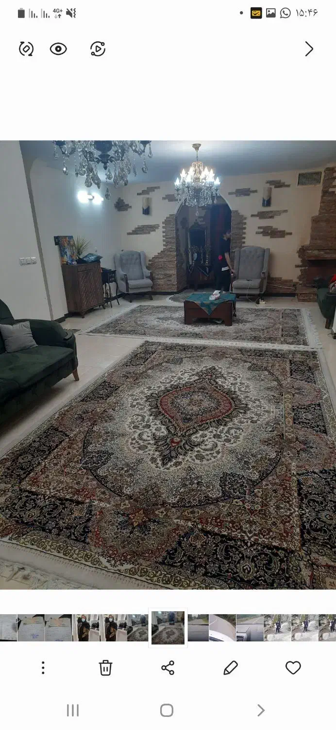 دو عدد فرش ۹ متری|فرش|رودسر, |دیوار