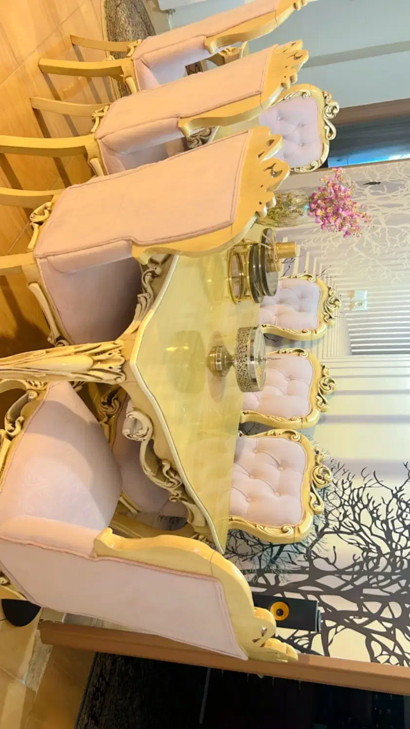 میز ناهار خوری ۸نفره|میز و صندلی غذاخوری|شهر بابک, |دیوار