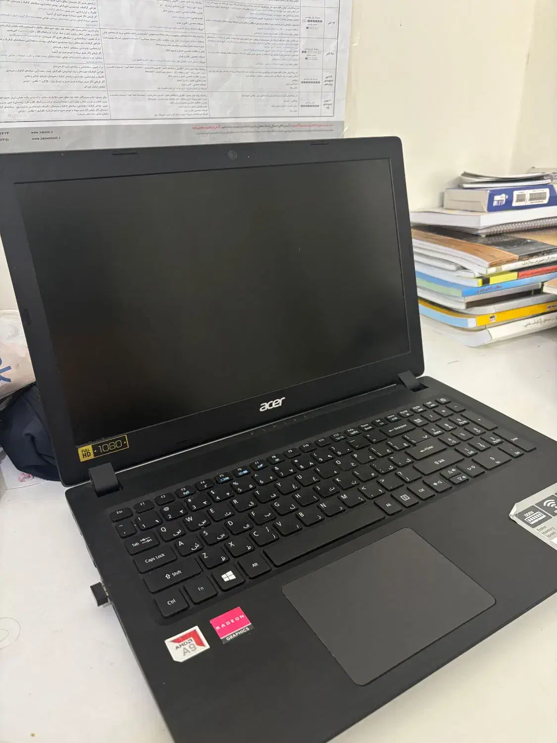 لپ‌تاپ Acer تمیز  AMD A9 کامل مطالعه شود|رایانه همراه|تهران, ارم|دیوار