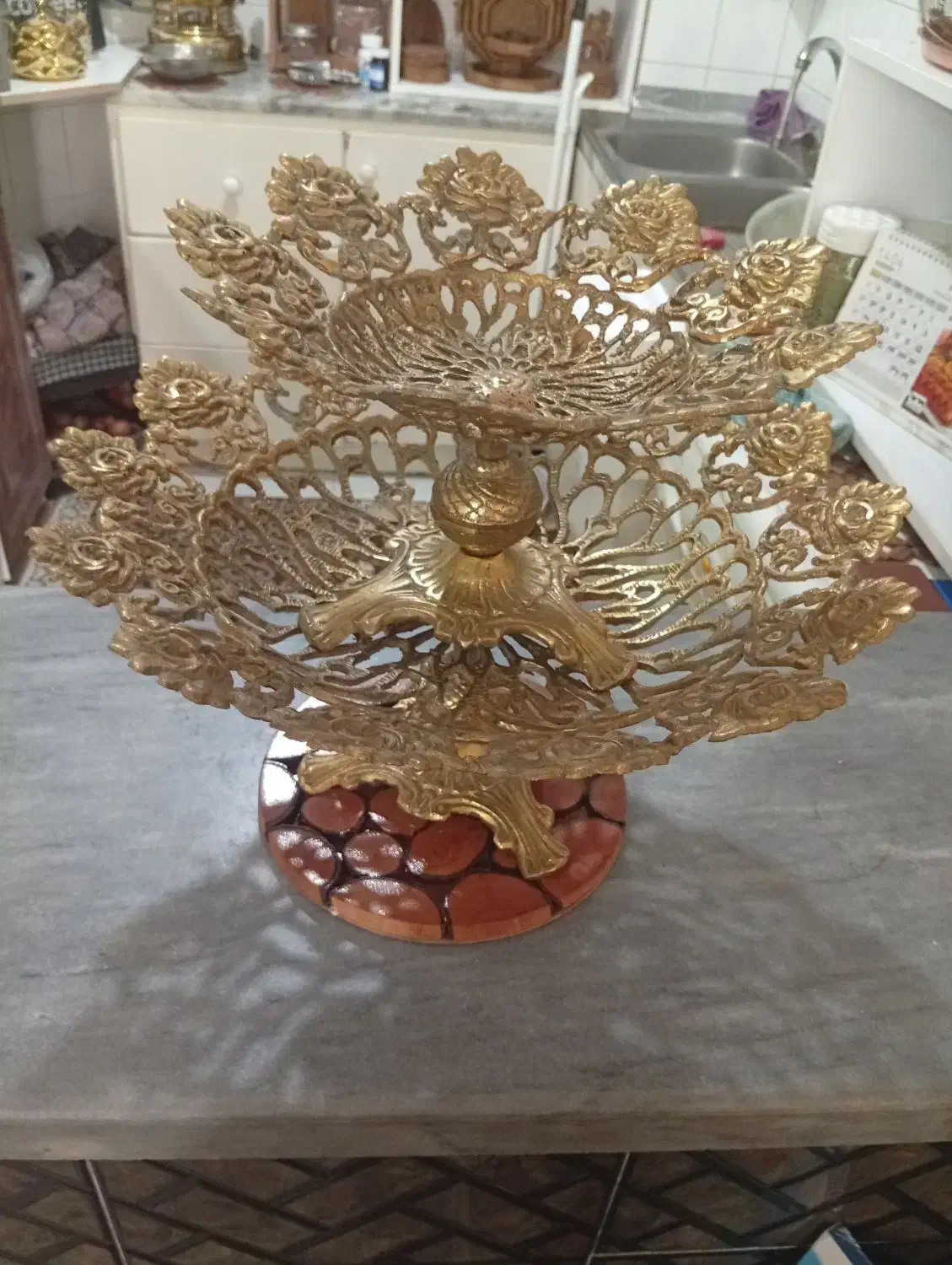 میوه خوری سایز بزرگ و کوچک جنس برنج|ظروف سرو و پذیرایی|اسلام‌شهر, شهرک قائمیه|دیوار