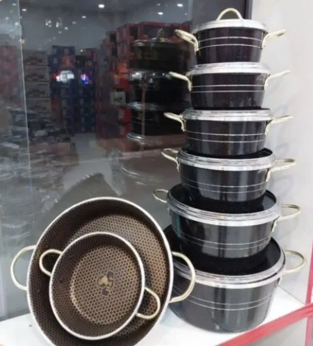 قابلمه 14 پارچه|ظروف پخت‌وپز|سمنان, |دیوار