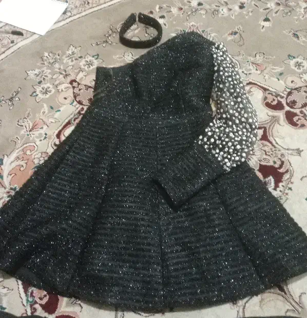 لباس مجلسی مشکی سایز ۳۶ و۳۸|لباس|محمدشهر, جعفرآباد|دیوار