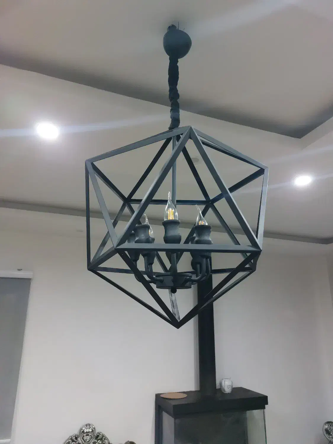 لوستر فلزی نو|لوستر و چراغ آویز|چمستان, |دیوار