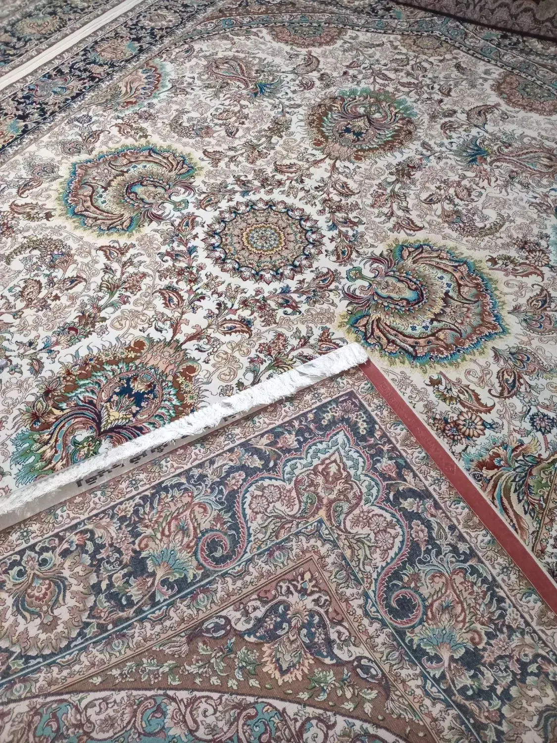 فرش|فرش|آبیک, |دیوار