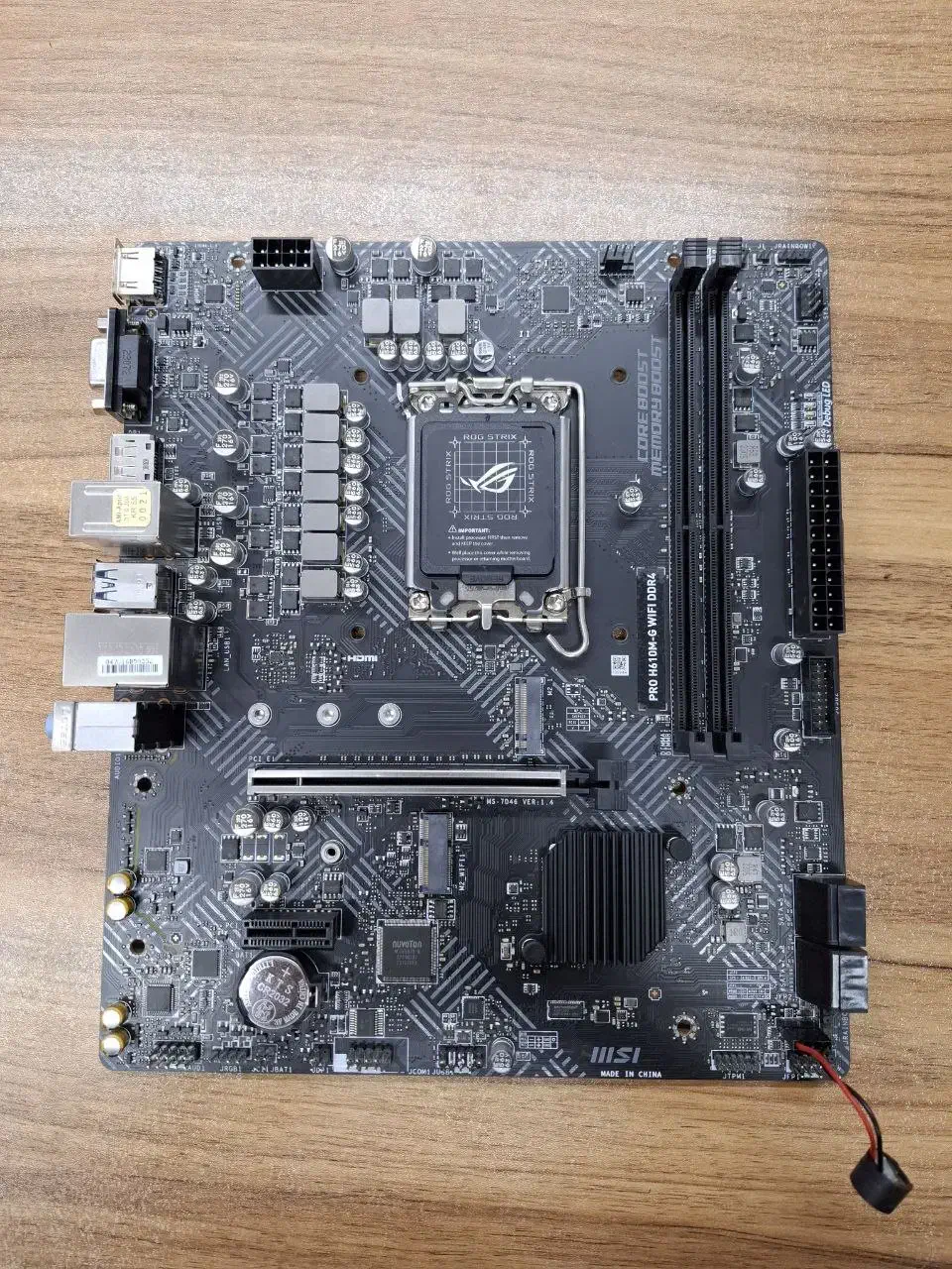 مادربرد Pro H610M-G D4 MSI|قطعات و لوازم جانبی رایانه|گرگان, |دیوار