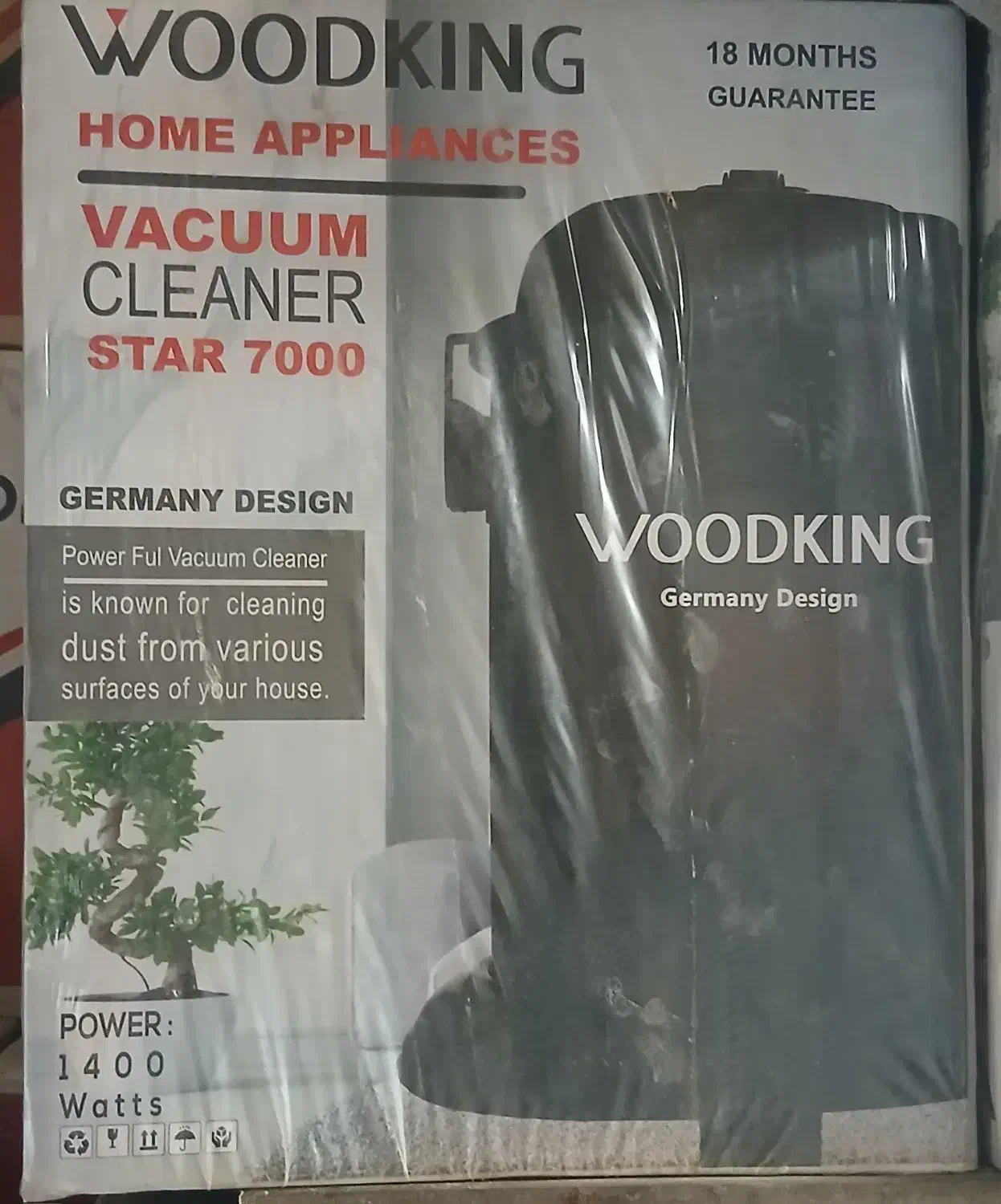 جارو برقی Woodking|جاروبرقی، جارو شارژی، بخارشو|گهواره, |دیوار