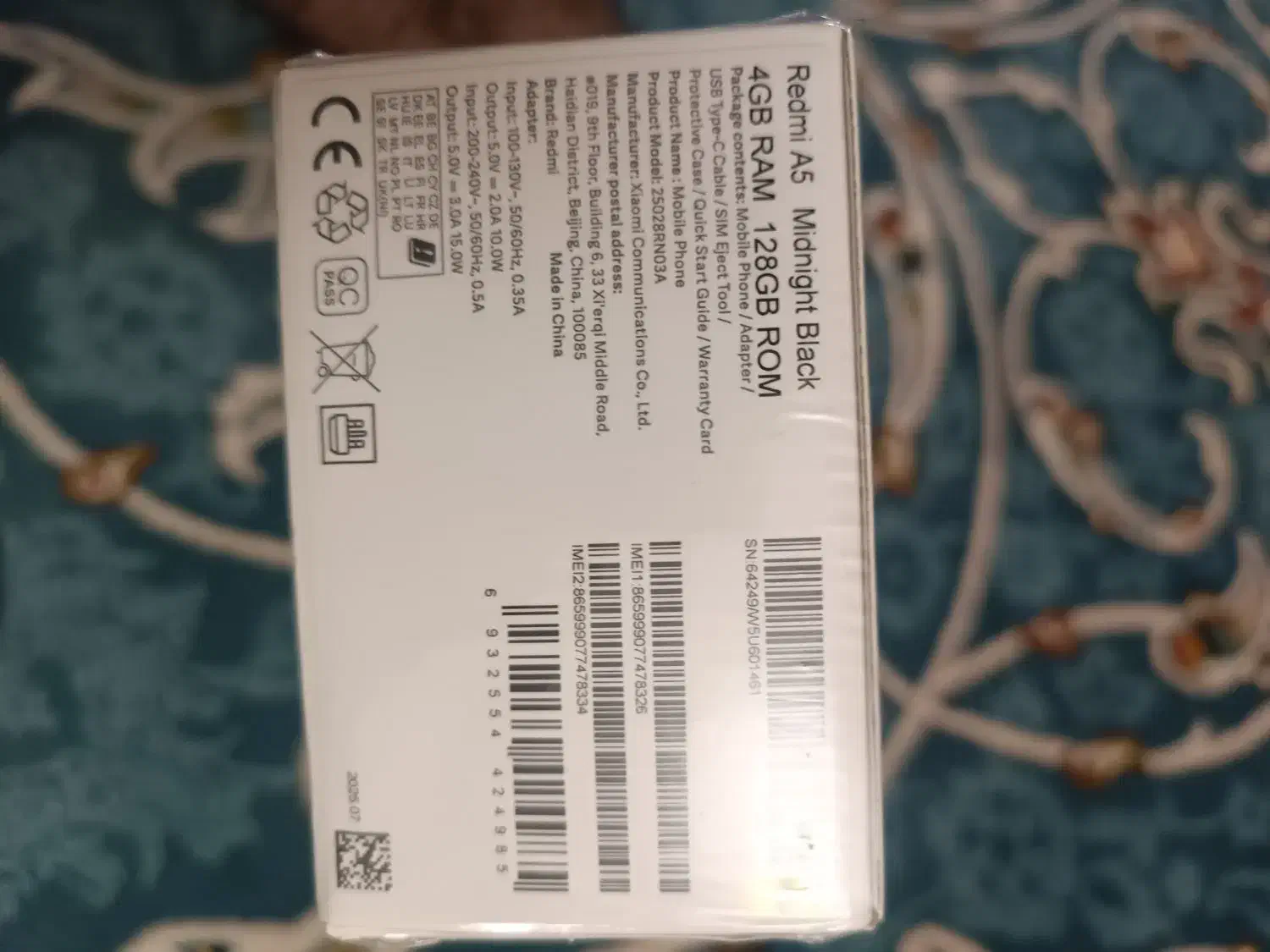 گوشی موبایل ردمی a5 128|موبایل|تهران, آذربایجان|دیوار