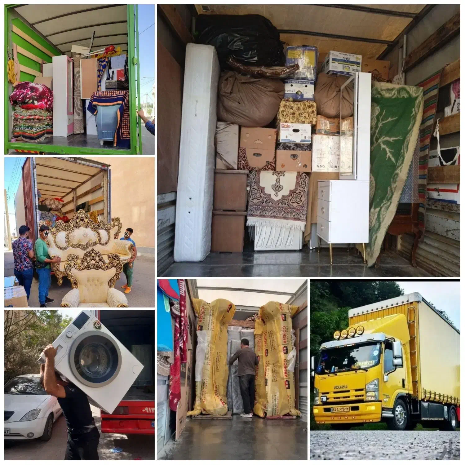 باربری حمل اثاثیه منزل ایسوزو کارگر تخلیه جابجایی|خدمات حمل و نقل|شهرکرد, |دیوار