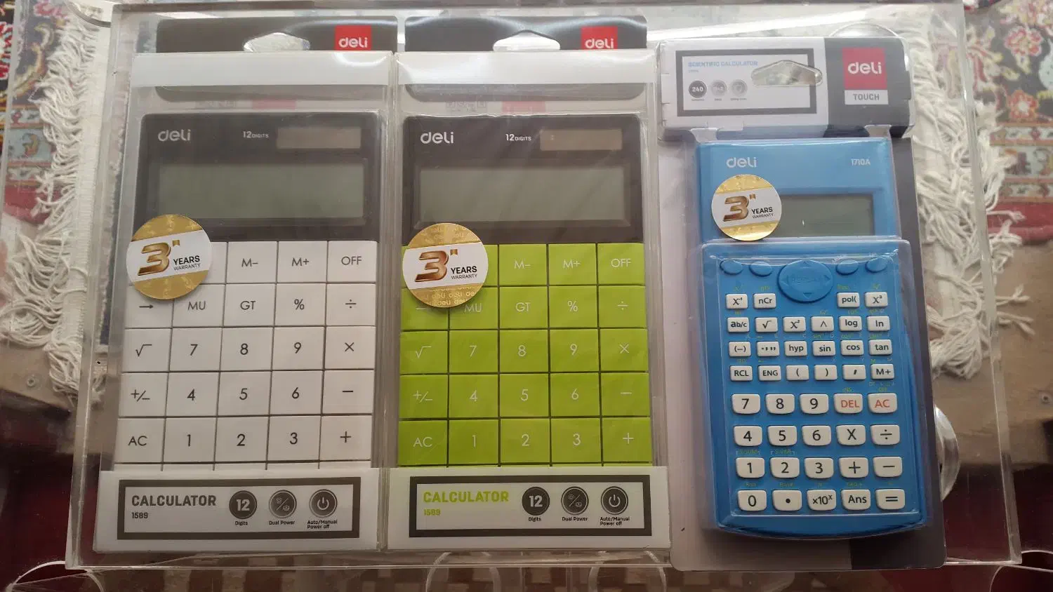 ماشین حساب DELI زیر قیمت|لوازم التحریر|قائم‌شهر, |دیوار