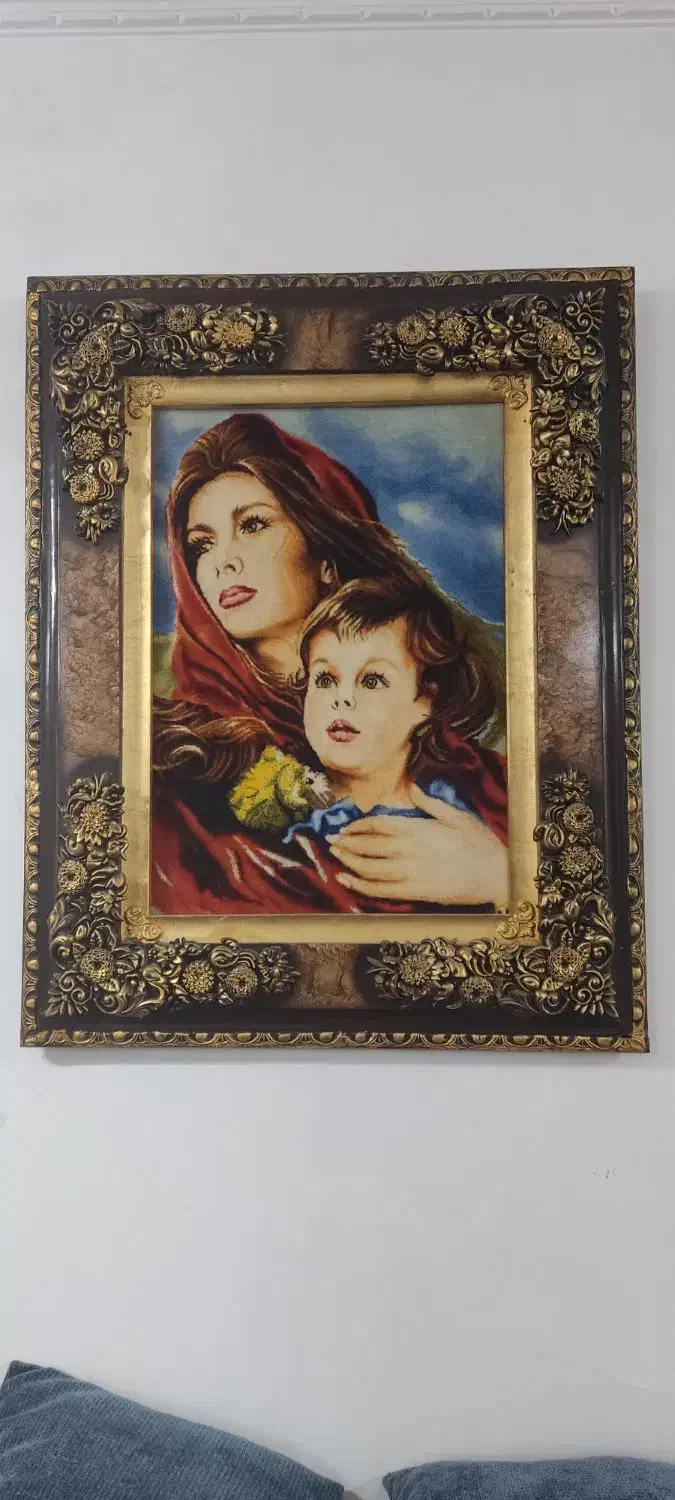 تابلو مهر مادر|تابلو فرش|آذرشهر, |دیوار