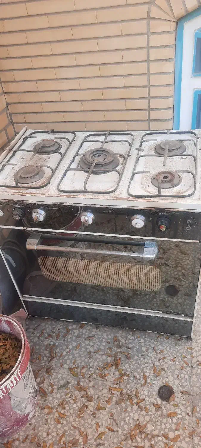 اجاق گاز ۵ شعله دسته دوم|اجاق گاز و لوازم برقی پختوپز|آران و بیدگل, |دیوار