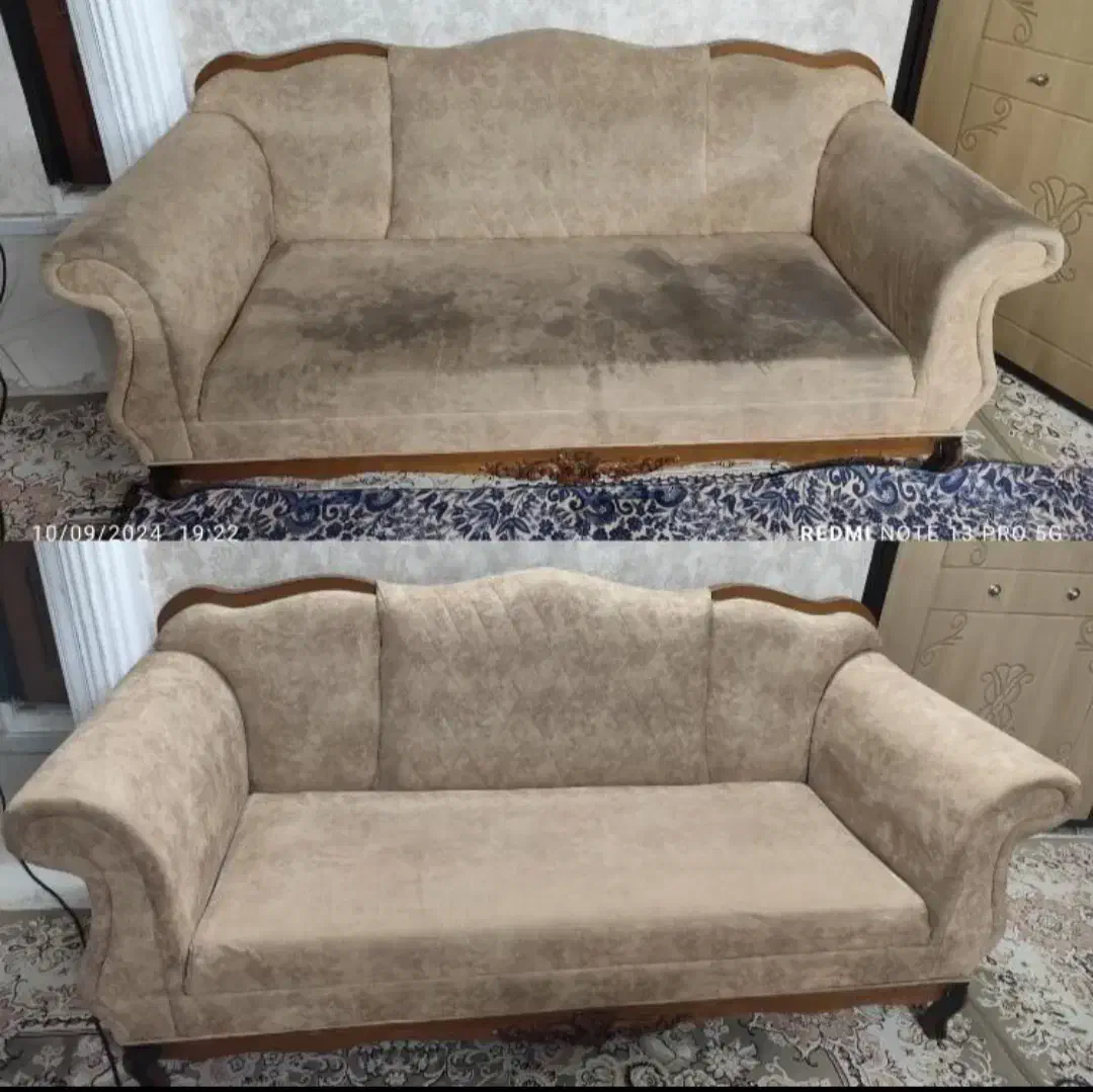 مبلشویی در منزل / مبل شویی در محل / مبل شوی تضمینی|خدمات نظافت|بندرعباس, |دیوار