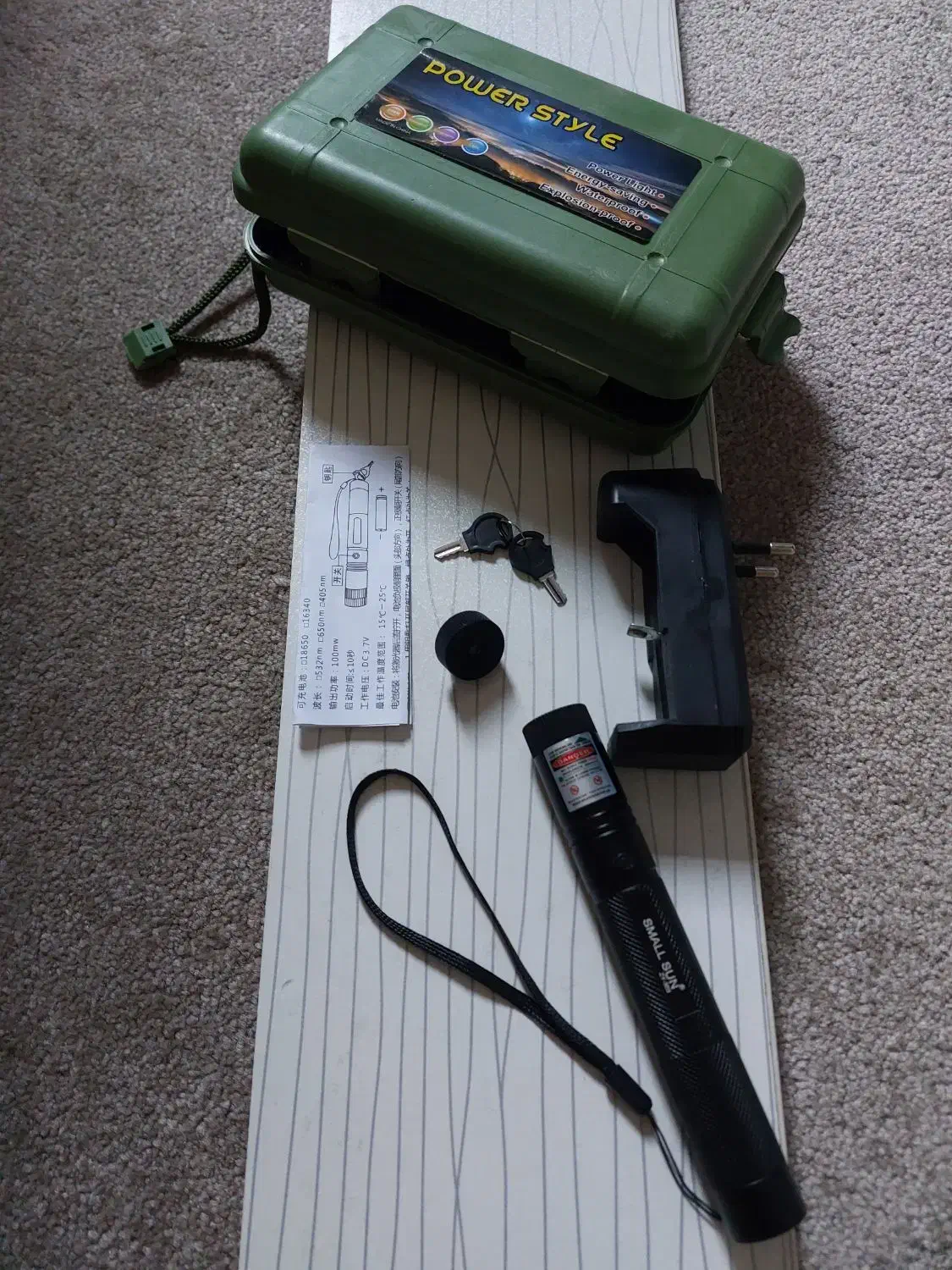 لیزر سبز حرارتی small sun|کوهنوردی و کمپینگ|رشت, گلسار|دیوار