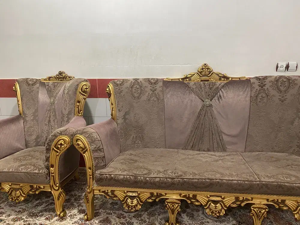مبل ۷ نفره|مبلمان خانگی و میز عسلی|تاکستان, |دیوار