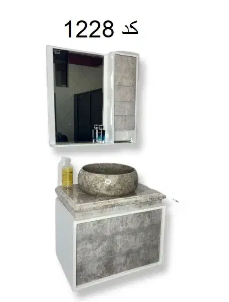 انواع روشویی کابینتی با آینه باکس|لوازم سرویس بهداشتی|آبادان, |دیوار