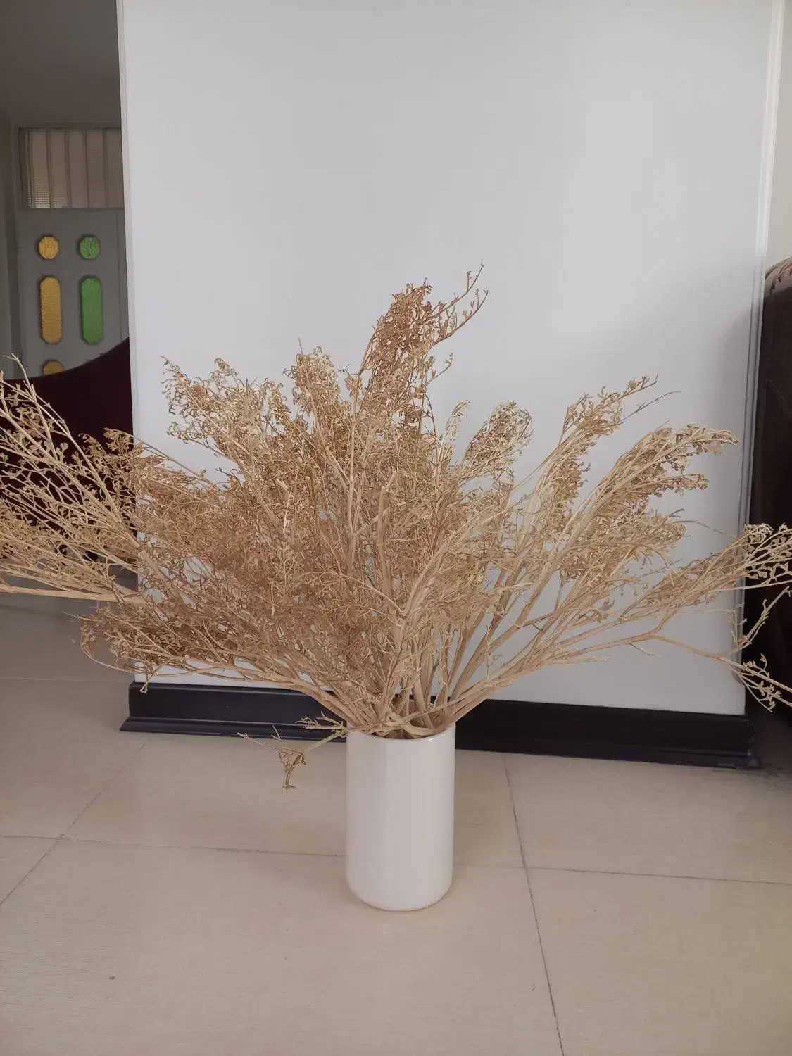 گلدان با گل خشک|گل مصنوعی|تهران, اختیاریه|دیوار