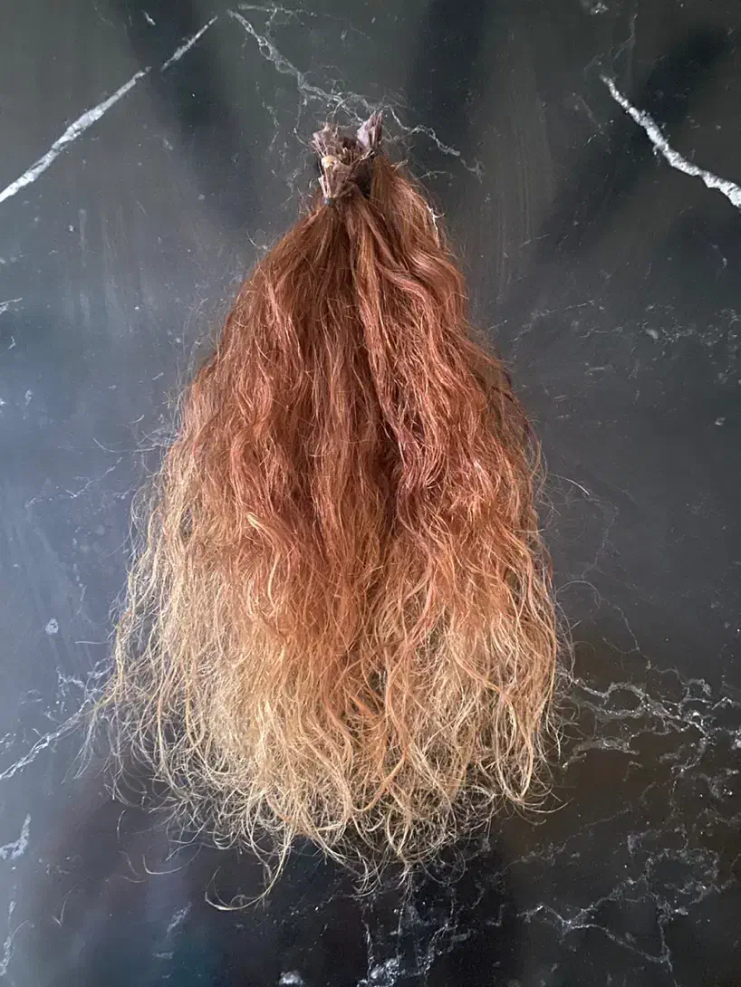 یک دسته موی طبیعی اکستنشن فر آمبره ۱۷۰ شاخه قد ۴۰|آرایشی، بهداشتی، درمانی|پردیس, فاز ۹|دیوار