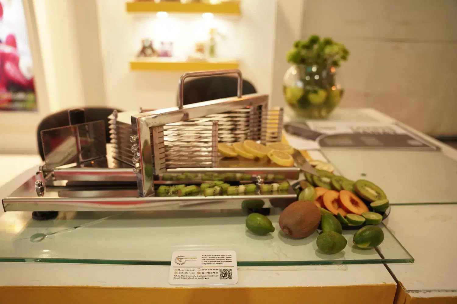 دستگاه خشک کن میوه و اسلایسر استیل کشویی دستی|ماشینآلات صنعتی|تهران, نیلوفر|دیوار