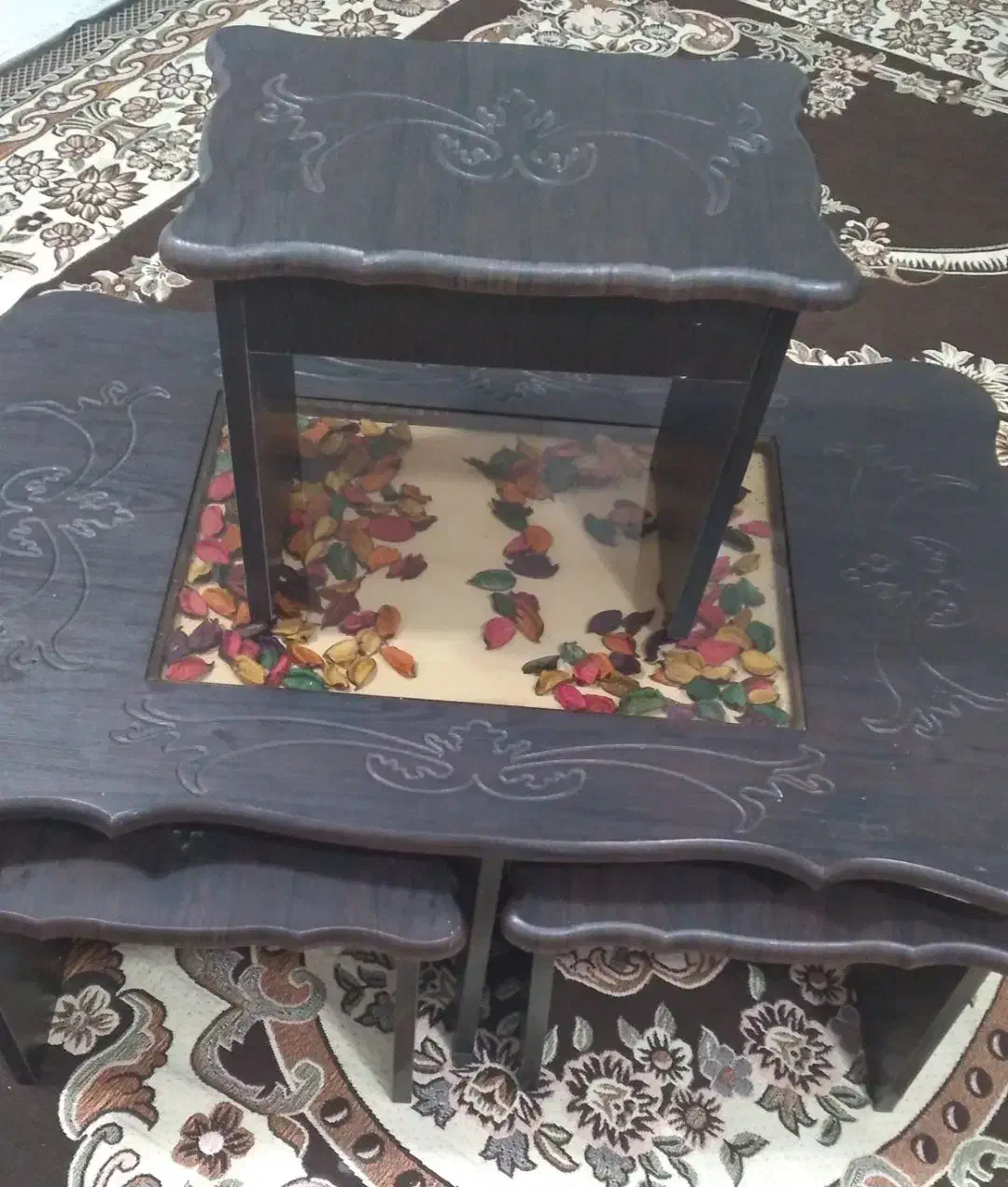 میز جلو مبلی سالم|مبلمان خانگی و میز عسلی|رشت, حومه رشت|دیوار