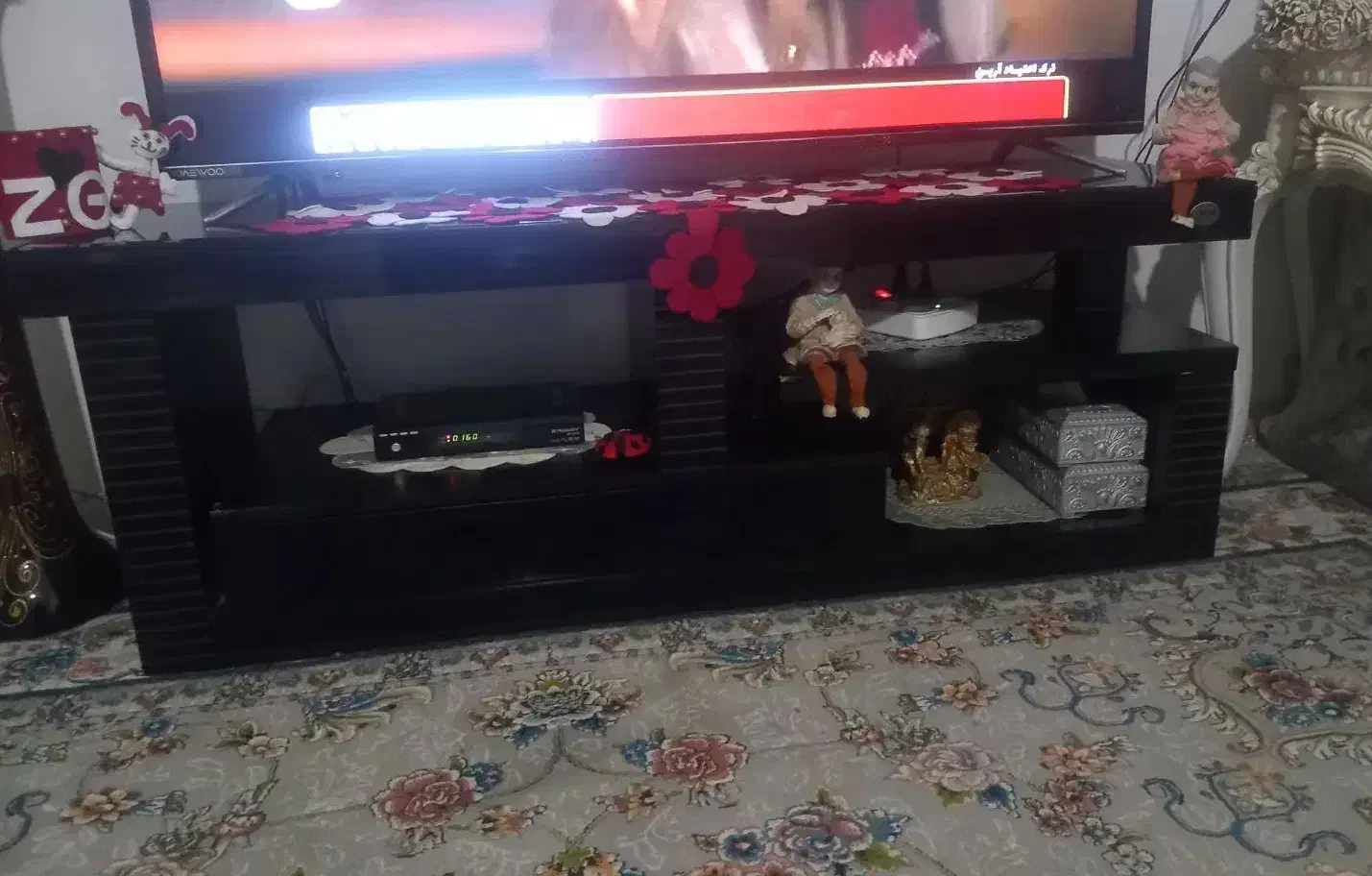 میز tv مشکی|میز تلویزیون|کرمانشاه, |دیوار