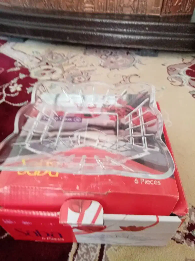 سرویس بلور ۲۱ پارچ کاملا نو|ظروف سرو و پذیرایی|فسا, |دیوار