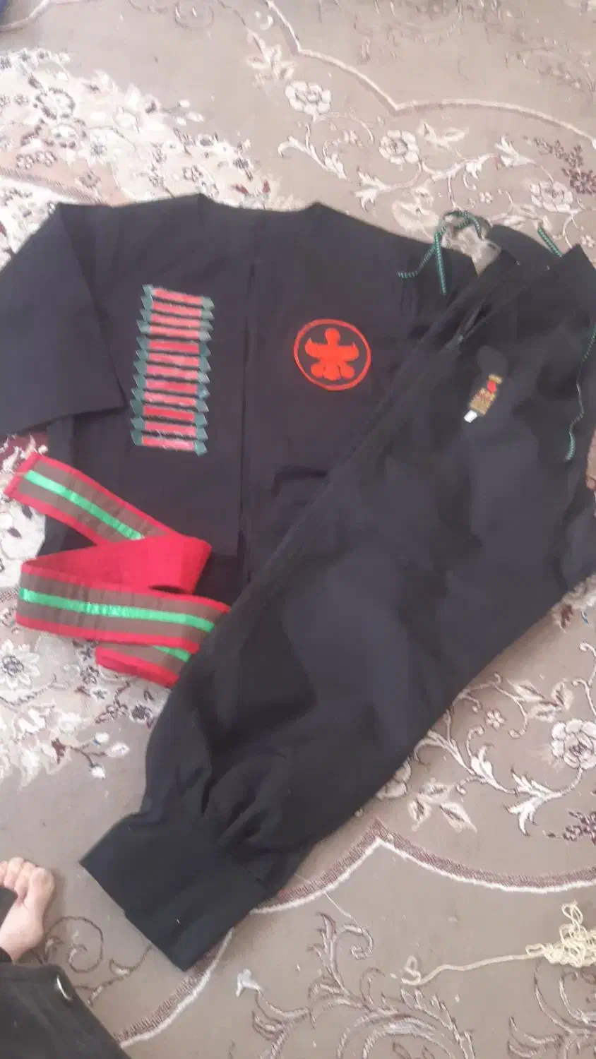 لباس کونگ فو مارک ارکیده سایز ۴۶|تجهیزات ورزشی|جوادآباد, |دیوار