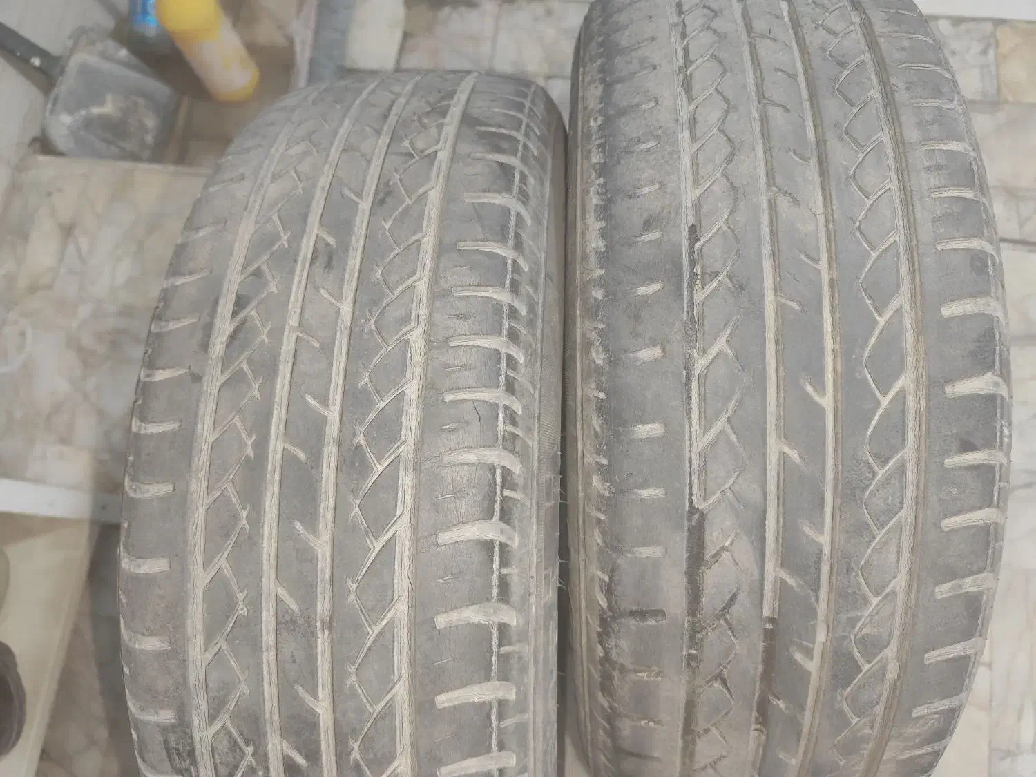 دو حلقه لاستیک رینگ 15و چهار حلقه لاستیک رینگ 16|قطعات یدکی و لوازم جانبی|نیشابور, شهرک قدس|دیوار